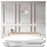 $78 6-Frame Premade Accent Wall Molding Kit, Pre-Cut Chair Rail Trim