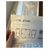 $78 6-Frame Premade Accent Wall Molding Kit, Pre-Cut Chair Rail Trim