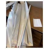 $78 6-Frame Premade Accent Wall Molding Kit, Pre-Cut Chair Rail Trim