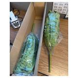 $51 45" Fake Ferns, Realistic Artificial Bush Plants, 2 Boston Ferns