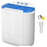 $93 VCJ Portable Twin-Tub Washer, 14lb Capacity, Washer/Spinner