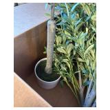 $50 6FT Artificial Olive Tree - Indoor Faux Olive Tree with Branches