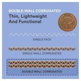 BOX USA Corrugated Cardboard Sheets 36x40, 6 Pack for Packaging