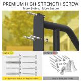 $65 Outdoor Step Hand Rails, Non-Slip Stair Railing, U-Shaped Rail