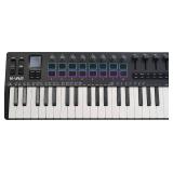 $149 37-key MIDI keyboard controller with 16 backlit drum pads, touch
