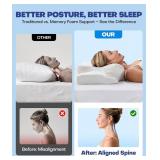 $70 Sleep Doctor Approved Cervical Neck Pillow for Side Sleepers