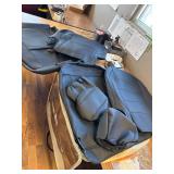 $70 FREESOO for Toyota Corolla Seat Covers Waterproof 2PCS Black