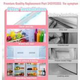 $68 LXun 242193203 Freezer Door Gasket, for Crosley/Kenmore