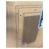 $60 Plastic Dog Door, Large, Double Magnetic Flaps, Easy Install