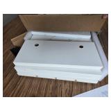 WESTREE Dual Monitor Stand Riser for 2 Monitors, Wood & Steel