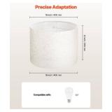 VEVOR Drum Lamp Shade Set, 16x16x12 in, Harp, for Lamps