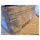 $147 2-Pack Dining Chairs - Velvet Mid-Century with Cane Back, WHITE Cushio