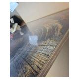 $66 IBHJSART Framed Tree Ring Canvas Wall Art - Farmhouse Decor