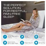 Kolbs Bed Wedge Pillow for Sleep Apnea, Acid Reflux & Back Pain