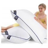 MZOIMZO Firm Bed Pillows - King Size, 2-Pack, Cooling 20x34