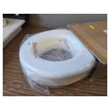 HealthSmart Raised Toilet Seat Riser, 15x15x5