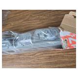 Retractable Baby/Dog Gate, 33.5" Tall, Extends 55" Wide, Gray.