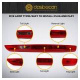 Dasbecan Rear Bumper Brake/Tail Fog Lamp for Audi Q5 8R0945096B