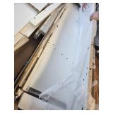 $480 OKD Fireplace TV Stand for 80-In TV, 33" Tall Farmhouse Center