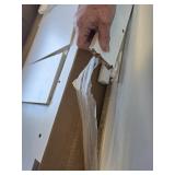 $480 OKD Fireplace TV Stand for 80-In TV, 33" Tall Farmhouse Center