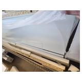 $480 OKD Fireplace TV Stand for 80-In TV, 33" Tall Farmhouse Center