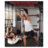 $800 GarveeLife Smith Machine Home Gym 2200LBS Squat Rack, ONLY Box 1 of 4.