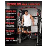 $800 GarveeLife Smith Machine Home Gym 2200LBS Squat Rack, ONLY Box 1 of 4.