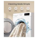 $80 AMADA HOMEFURNISHING 8x10 Washable Area Rug, Non-Slip Backing