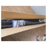$50 51-165 Inch Tension Curtain Rod, Black