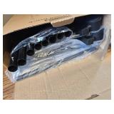 Clothes Rack Mesh Shelf, Hooks & Wheels - Black, 28.7x16.5x59.1