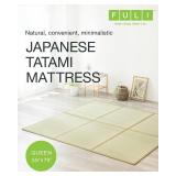 $364 FULI Japanese Tatami Mattress, Igusa Mat Foldable, Made in Japan