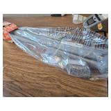 Retractable Baby/Dog Gate, 33.5" Tall, Extends 55" Wide, Gray.