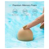 $50 PERLECARE 3-In Queen Memory Foam Mattress Topper, Gel-Infused