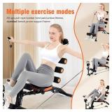 $105 Abdominal Workout Bench Adjustable Sit-Up Machine with Leg Lock