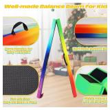 PreGymnastic Foldable Balance Beam for Kids 3-12, Carry Bag