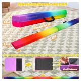 PreGymnastic Foldable Balance Beam for Kids 3-12, Carry Bag