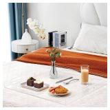 $68 24 24 in Oversized Clear Acrylic Ottoman Tray with Handles