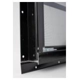$129 Shed Window 24x27 - Vertical Slider with Screen (Black 2-Pack)