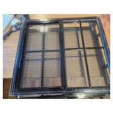 $129 Shed Window 24x27 - Vertical Slider with Screen (Black 2-Pack)