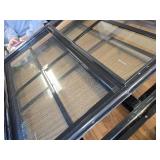 $129 Shed Window 24x27 - Vertical Slider with Screen (Black 2-Pack)