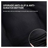 KSIIA Washable Dog Bed Deluxe Plush Crate Bed 35x23 Gray