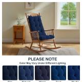 Codi Rocking Chair Cushions, Water-Resistant Glider Set, Navy, 1PK