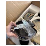 $99 Stoneware 16-Piece Dinnerware Set for 4, Plates, Bowls, Mugs, Blue