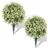 $51 Lewondr Boxwood Topiary Balls 22.83