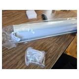 $82 Persilux Blackout Zebra Blinds (36" W x 64" H, White) Cordless