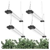 $50 LED Grow Light Spectrum Linkable 5000K Daylight + 660nm Red 4-Pack