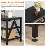$50 TV Stand for TVs Up to 60 in, 43" Long Console, 3-Tier Storage
