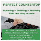 $56 31.5" Slide-in Range Rear Filler Kit (Black)