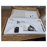 $80 Lash Light Ring Lantern for Eyelash Tech Half-Moon LED Lamp White