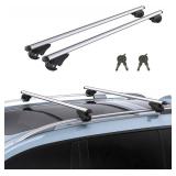 $50 TANX Roof Rack Cross Bars with 4 Anti-Theft Locks, 200lb Capacity